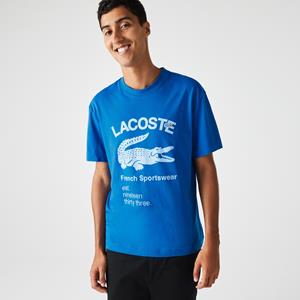 Lacoste Herren  Krokodil-T-Shirt - Blau 