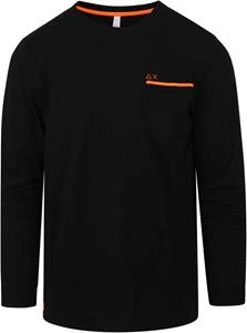 Sun68 Long Sleeve T-Shirt Zwart