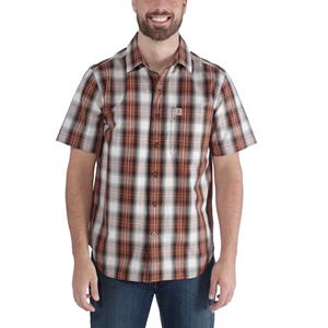 Carhartt Outdoorhemd »Carhartt Herren Kurzarmhemd Short Sleeve Essential Open Collar Plaid«