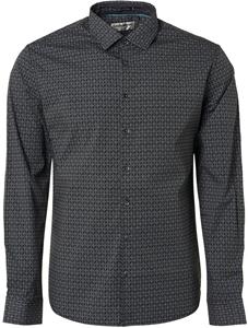 No-Excess Overhemd Patroon Zwart