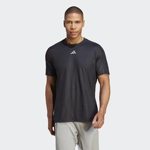 adidas Workout PU Print T-Shirt Schwarz