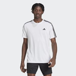 adidas Train Essentials 3-Streifen Training T-Shirt Weiß