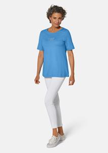 Goldner Fashion Shirt met applicatie - blauw 