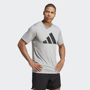 adidas Train Essentials Feelready Logo Training T-Shirt Grau