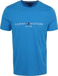 Tommy Hilfiger Logo-T-Shirt Blau