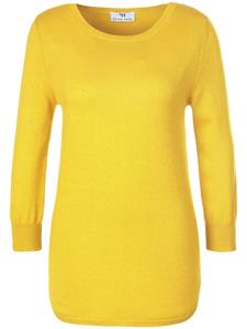 Rundhals-Pullover aus Seide und Kaschmir Peter Hahn Seide/Kaschmir gelb 