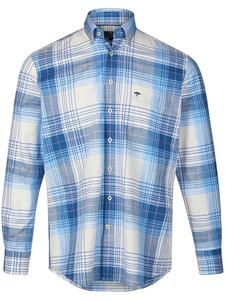 Hemd Button-down-Kragen Fynch Hatton blau 