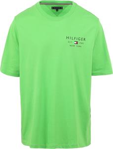 Tommy Hilfiger Big and Tall Logo T Shirt Grün