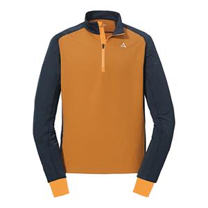 Schöffel Dirt Track Longsleeve M Herren Longsleeve orange-blau 