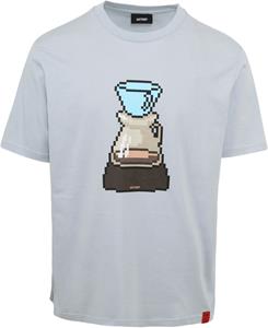 ANTWRP T-Shirt Print Lichtblauw