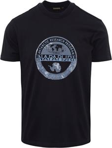 Napapijri, Herren T-Shirt Bollo in dunkelblau, Shirts für Herren