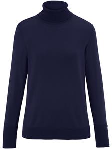 Rollkragen-Pullover aus 100% SUPIMA-Baumwolle Peter Hahn blau 