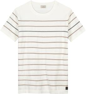 Dstrezzed Knitted T-shirt Streifen Ecru