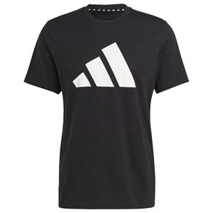 adidas Train Essentials Feelready Logo Training T-Shirt Schwarz