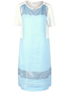 Kleid aus 100% Leinen Riani blau 