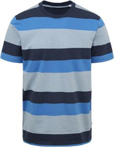 KnowledgeCotton Apparel - Regular Block Striped T-Shirt - T-Shirt
