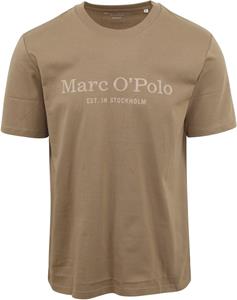 Marc O'Polo T-Shirt Logo Bruin