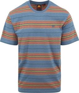 Superdry T-Shirt Vintage Strepen Blauw