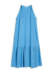 Armedangels Maxi-jurk van lyocell met vetersluiting, model 'ALDINAA'