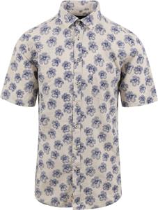 Suitable Short Sleeve Overhemd Simon Blauw