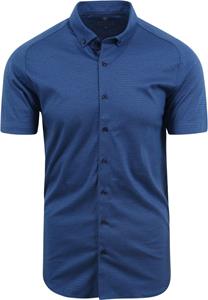 Desoto Kurzarmhemd Stripe Blau