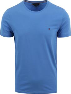 Tommy Hilfiger Logo-T-Shirt Blau 