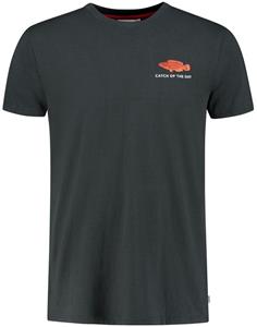 Shiwi T Shirt Fisch Dunkelgrün