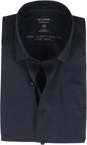 Olymp Luxor Jersey Stretch Overhemd 24/Seven Navy