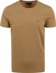 Tommy Hilfiger Logo-T-Shirt Beige