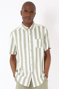 Bristol merk Bristol Overhemd | Viscose | Gestreept  | Heren