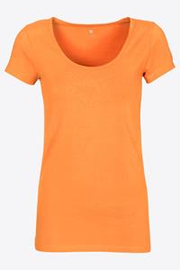 Essentials T|shirt | Biokatoen | Oranje  | Dames