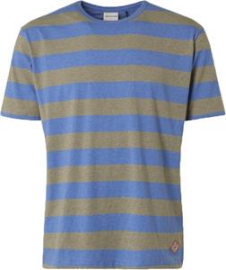 No Excess T-Shirt Streifen Blau Grün