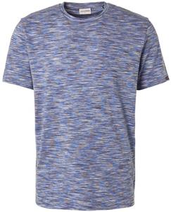 No Excess T-Shirt Melange Blauw