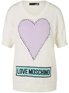 Strickpullover Love Moschino weiss 