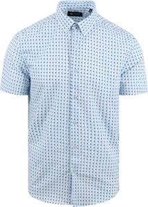 Suitable Short Sleeve Hemd Druck Blau