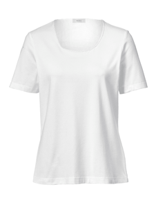Shirt mit Pima Baumwolle MONA Weiß