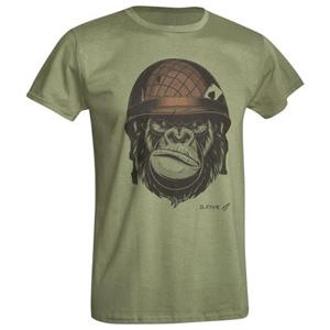 D.Five T-shirt Monkey With Helmet Männer Baumwolle Grün 