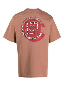 CLOT T-shirt met logoprint - Bruin