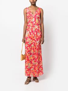 Rixo Maxi-jurk met bloemenprint - Roze