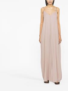 Fabiana Filippi Maxi-jurk met geplooid detail - Roze