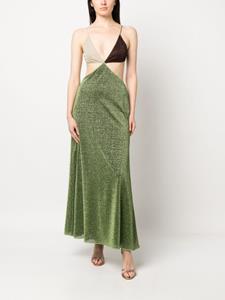Oséree Maxi-jurk met uitgesneden detail - Groen