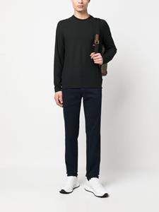 Zanone T-shirt met lange mouwen - Zwart