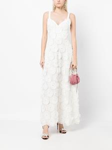 Elie Saab Tulen maxi-jurk - Wit