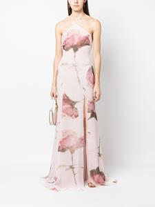 Blumarine Avondjurk met bloemenprint - Roze