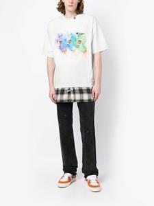 Maison Mihara Yasuhiro T-shirt met print - Blauw