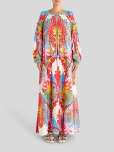 ETRO Maxi-jurk met paisley-print - Blauw