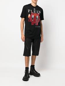 Philipp Plein T-shirt met logoprint - Zwart