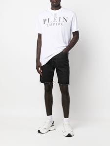 Philipp Plein T-shirt met logoprint - Wit