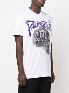 Philipp Plein T-shirt met doodskopprint - Wit