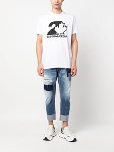 Dsquared2 logo-print cotton T-shirt - Wit